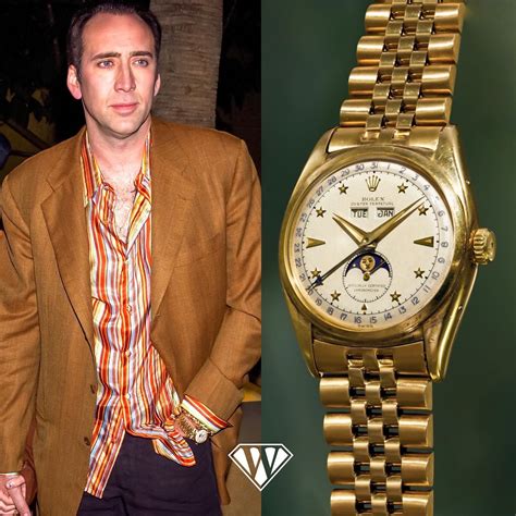 nicolas cage rolex watch|nicolas cage moonphase.